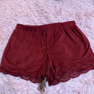 Cute maroon shorts